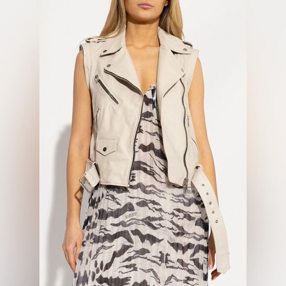 Laveer‎ Women’s Biker Jacket With Zippers Size Medium - Picture 1 of 6